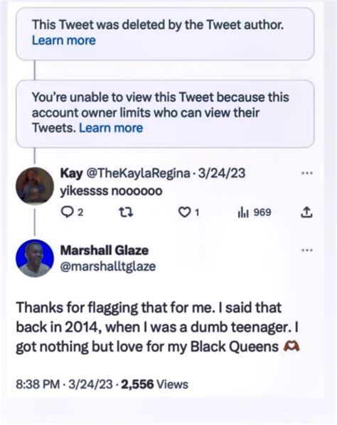 marshall love is blind old tweets|Um, Marshall Glaze’s problematic old tweets have。